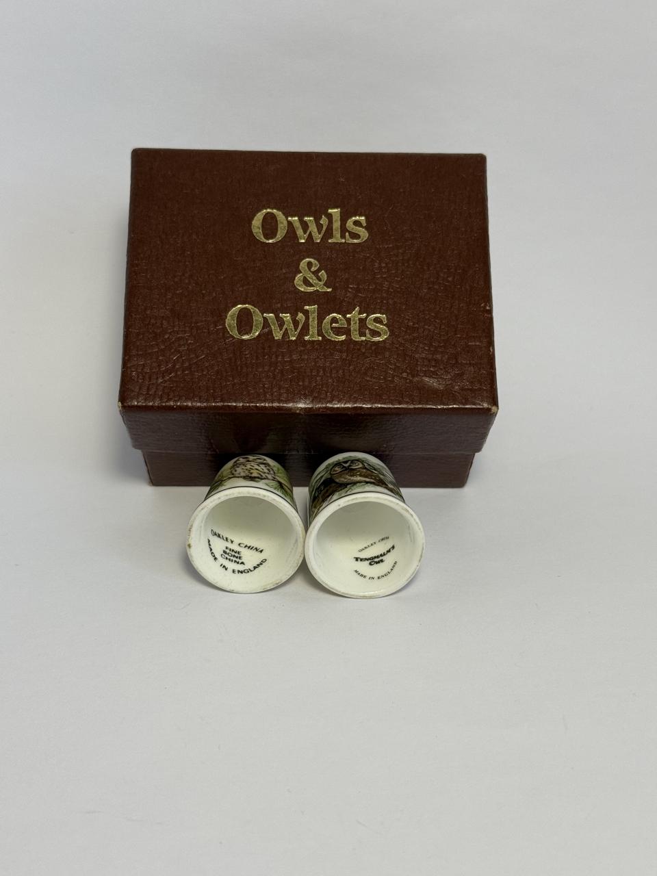 Фото2 Колекційні наперстки Owls&Owlets. Порцеляна