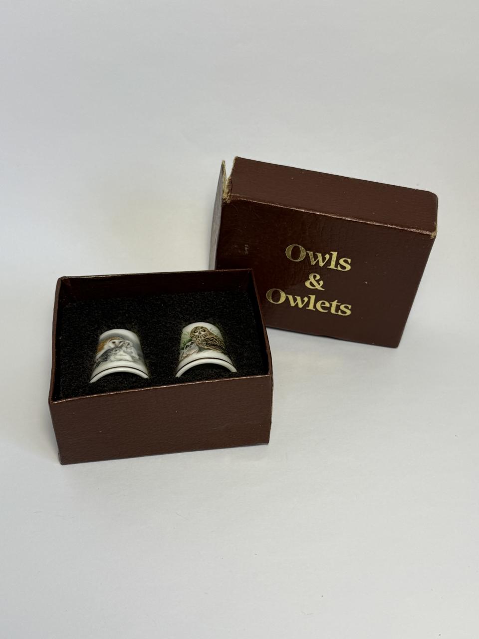Фото3 Колекційні наперстки Owls&Owlets. Порцеляна