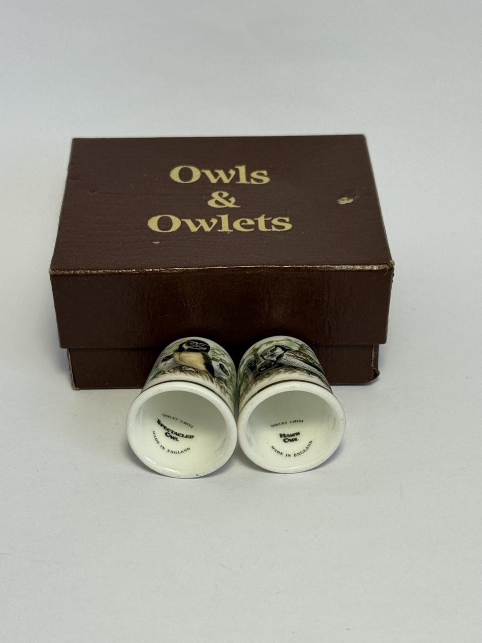 Фото2 Колекційні наперстки Owls&Owlets. Порцеляна 