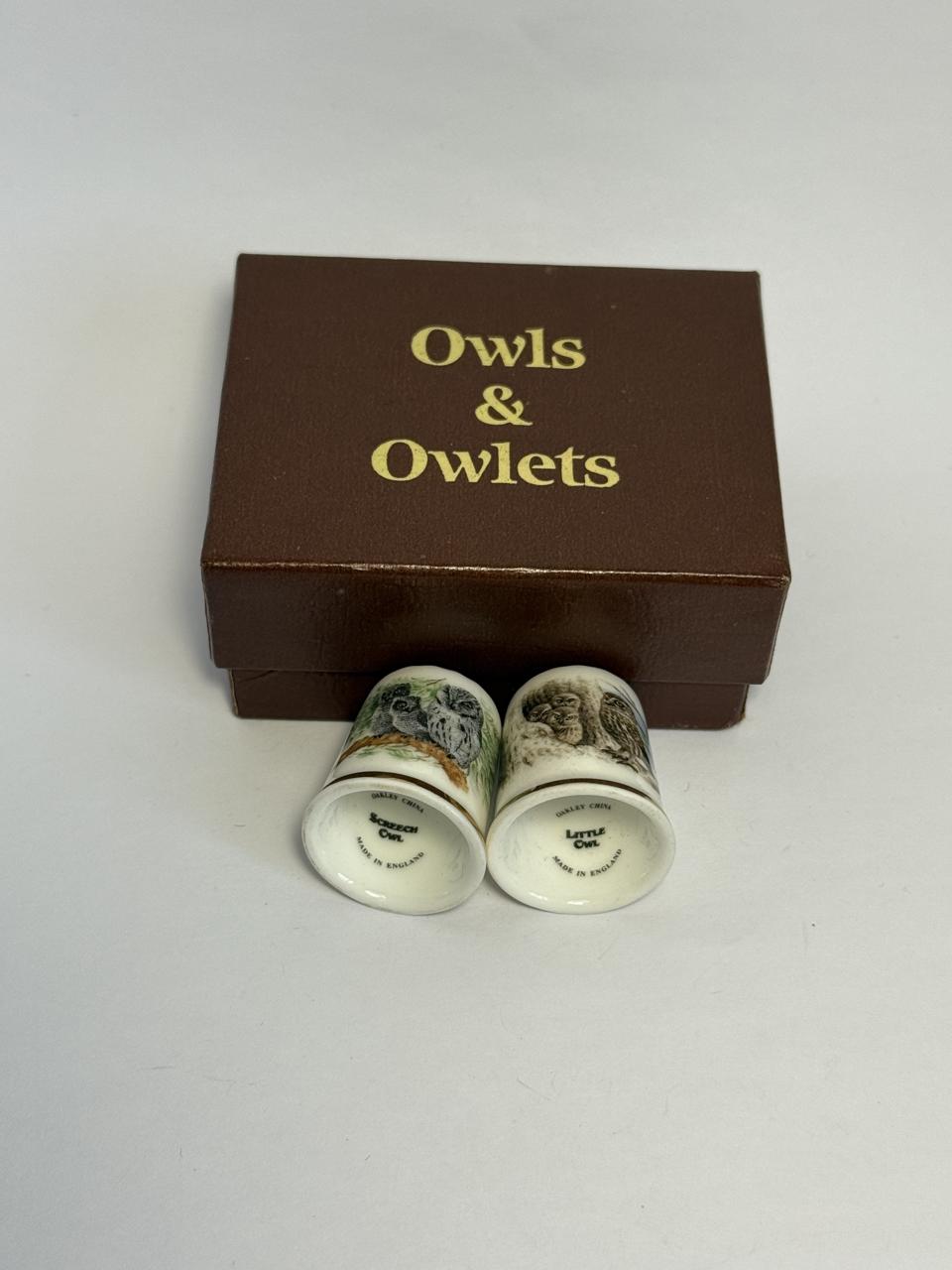 Фото2 Колекційні наперстки Owls&Owlets. Порцеляна