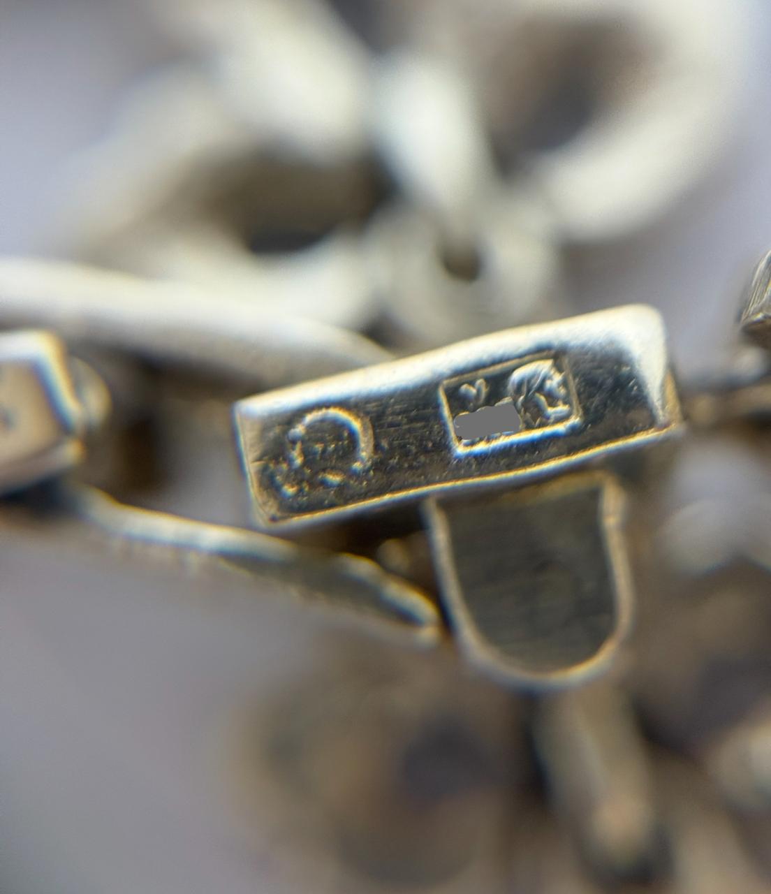 Фото4 Набір: пусети та браслет. Марказити 