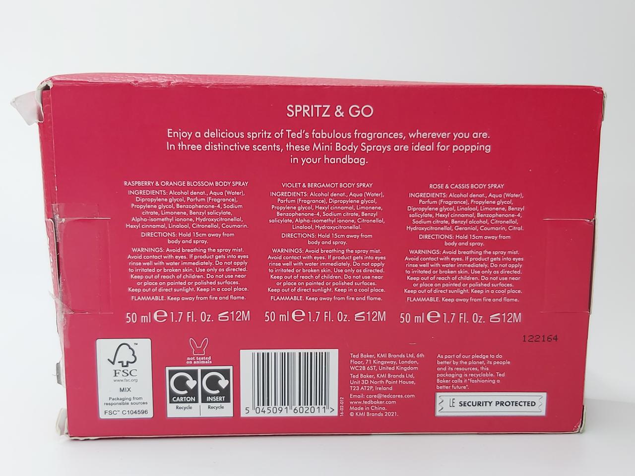 Фото2 Набір спреїв Ted Baker