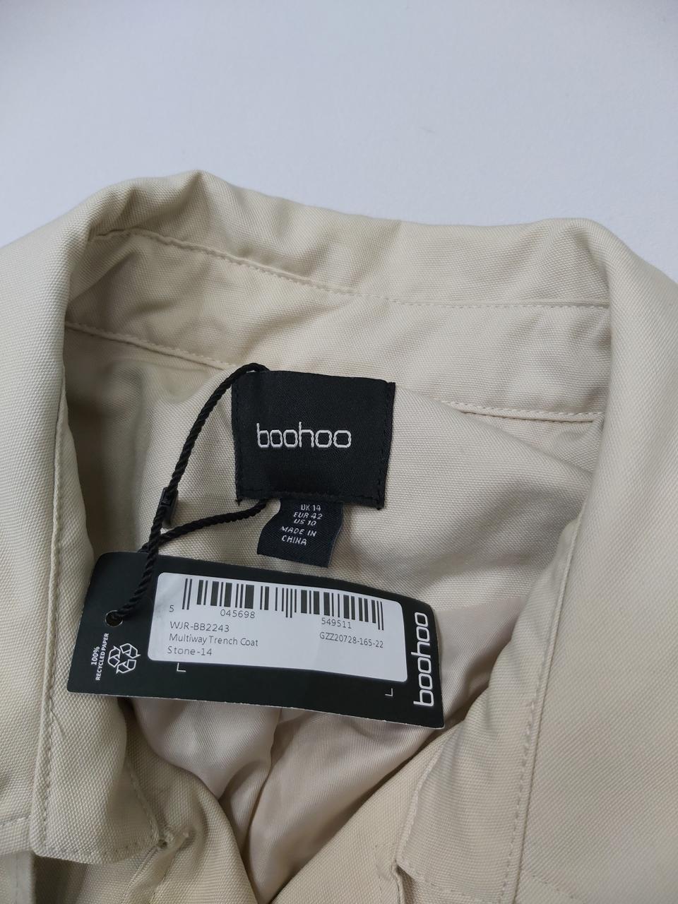 Фото3 Тренч boohoo