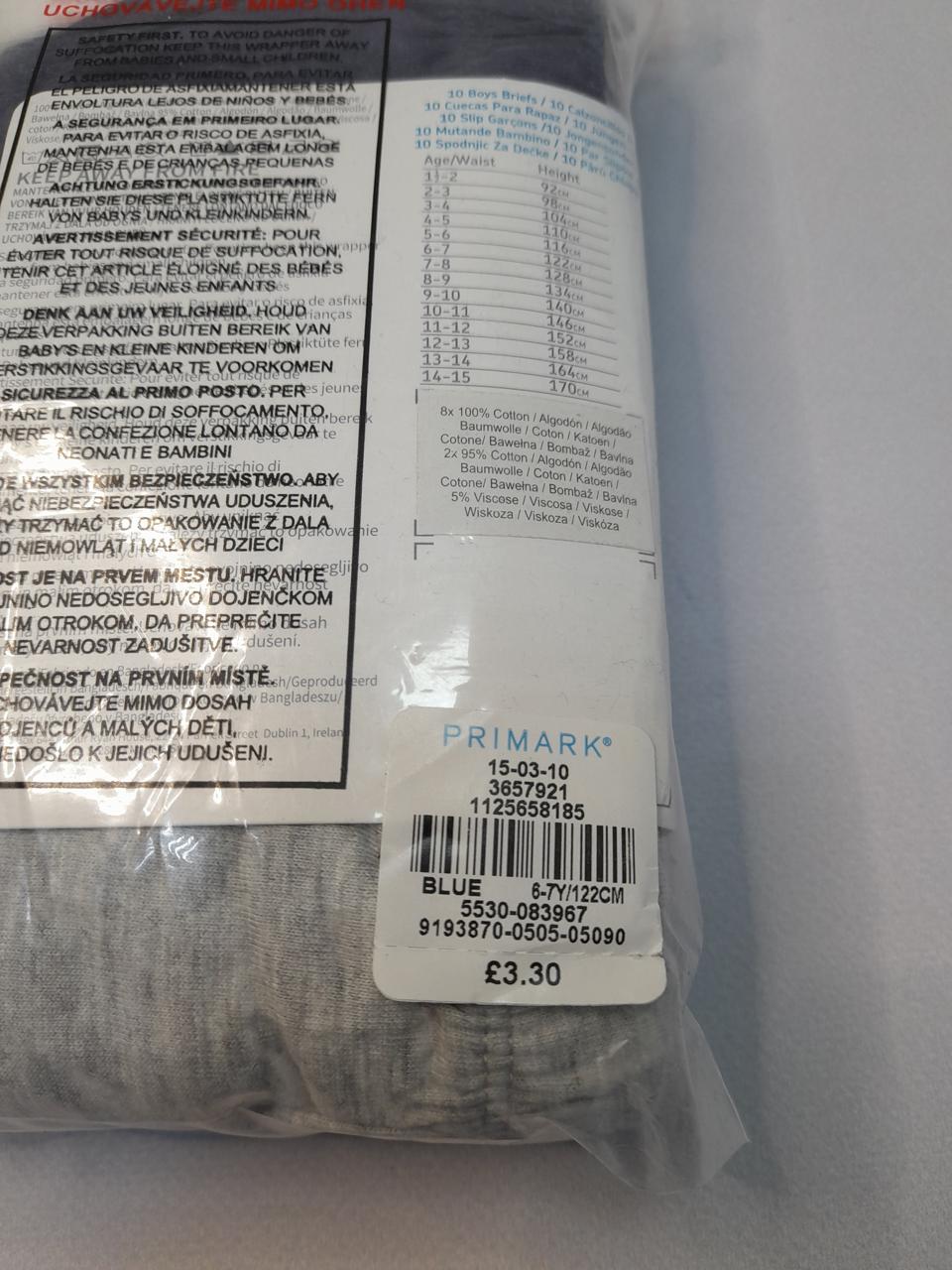 Фото3 Труси дитячі Primark