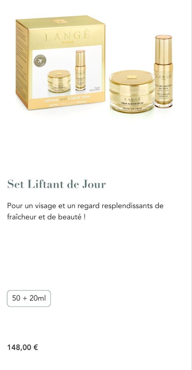 Фото9 Набір Lange Paris Lifting Day Collection 