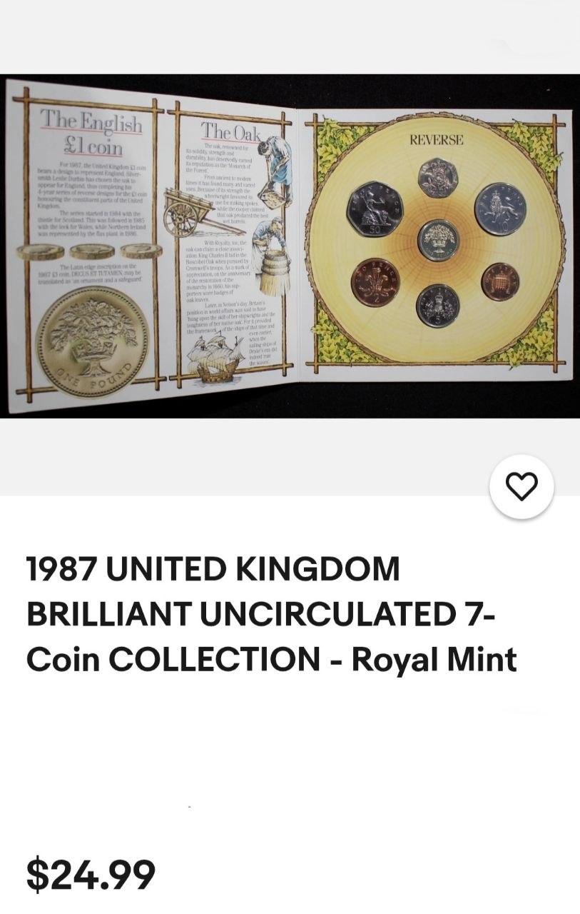 Фото6 Набір монет Royal Mint