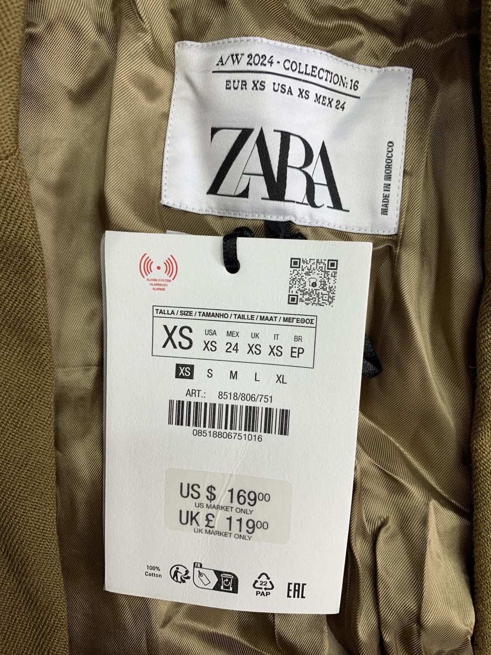 Фото3 Піджак Zara