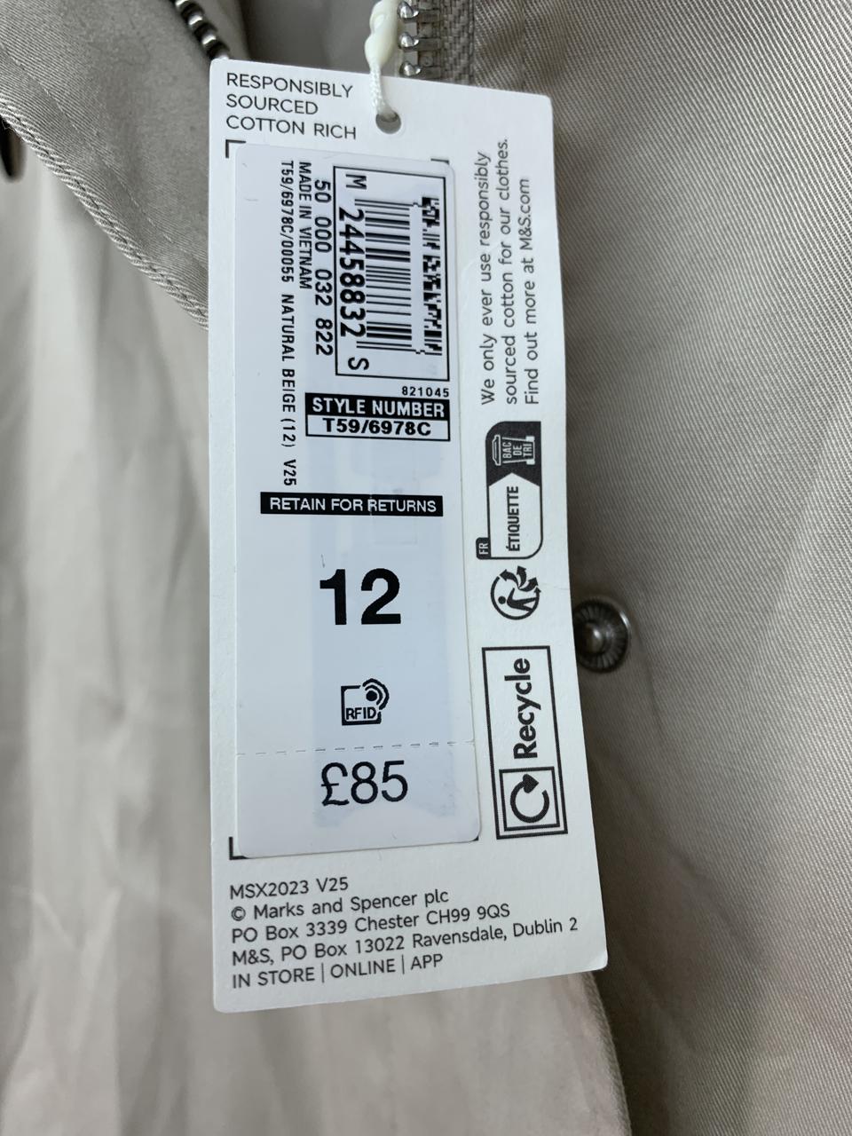 Фото2 Тренч M&S