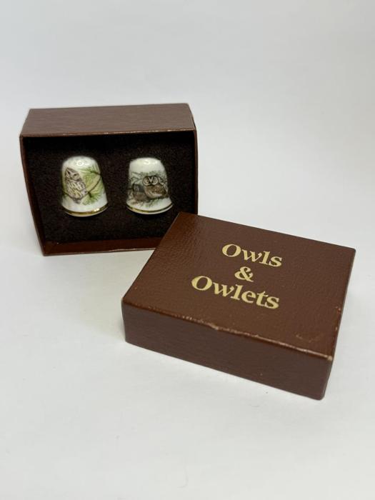 Фото Колекційні наперстки Owls&Owlets. Порцеляна