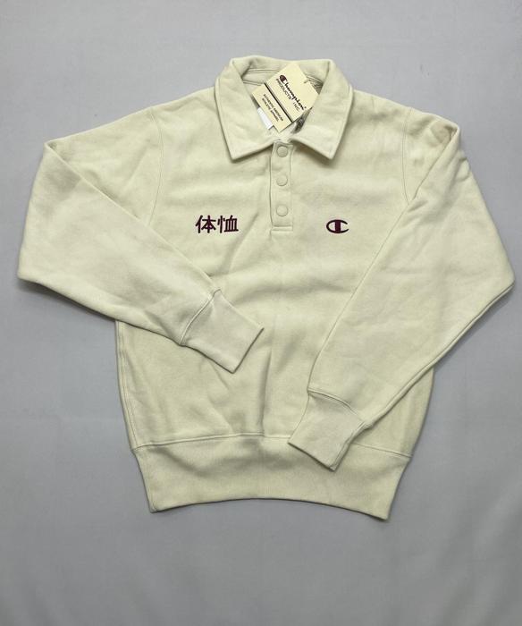 Фото Світшот Champion UO Exclusive Reverse Weave Ecru Katakana